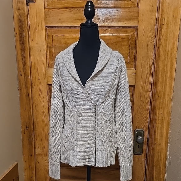 Eddie Bauer Wool Blend Knit Cardigan M - Picture 1 of 5